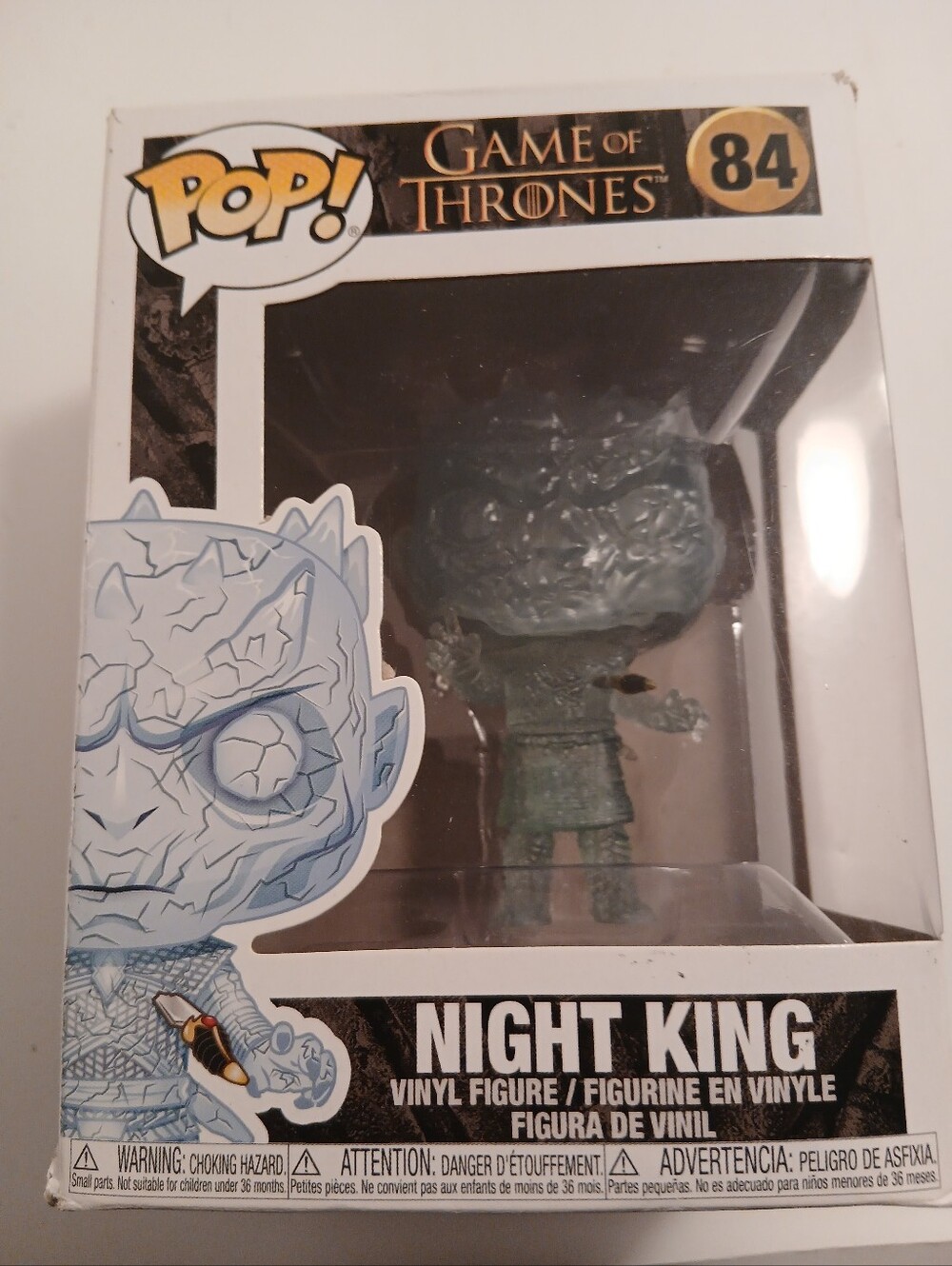 Funko Game of Thrones Night King #84 Pop Exclusive Vinyl Figure in Icy Blue